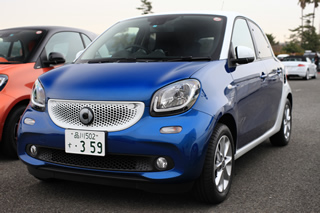 smart forfour passion前方