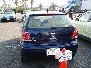 Polo 1.6 sportline後方