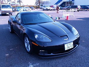 コルベット　Z06前方