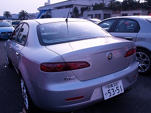 Alfa 159 2.2JTS Selespeed Progression後方