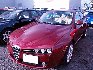 Alfa 159 3.2 JTS Q4 Q-Tronic Distinctive前方