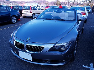 650i カブリオレ前方