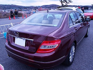 C 250 エレガンス後方