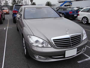 S 550 4マチック前方