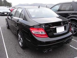 C 63 AMG後方