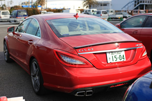 　CLS 63 AMG後方