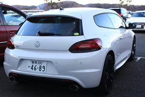 Scirocco R RECARO後方