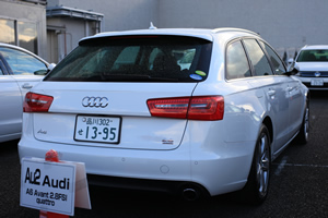 A6 Avant 2.8 FSI quattro後方