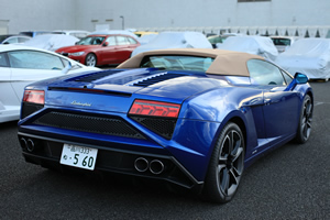 Gallardo LP 560-4 Spyder後方