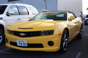 CAMARO CONVERTIBLE前方