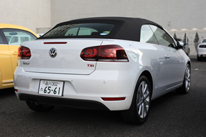 Golf Cabriolet後方