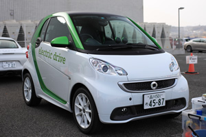 smart fortwo electric drive前方