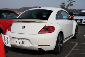 The Beetle Turbo後方