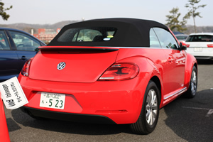 The Beetle Cabriolet後方