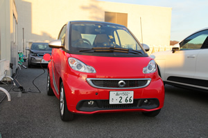 smart fortwo electric drive前方