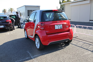 smart fortwo electric drive後方